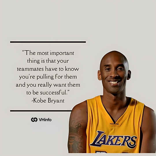 Motivational Kobe Bryant's Quotes on Teamwork and Winning