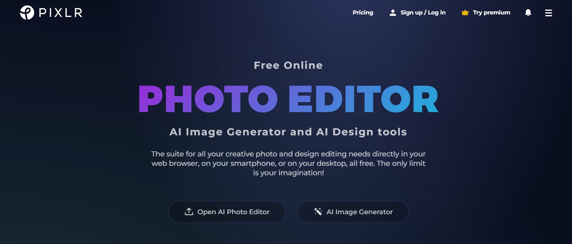 Pixlr - Free Graphic Designer Software