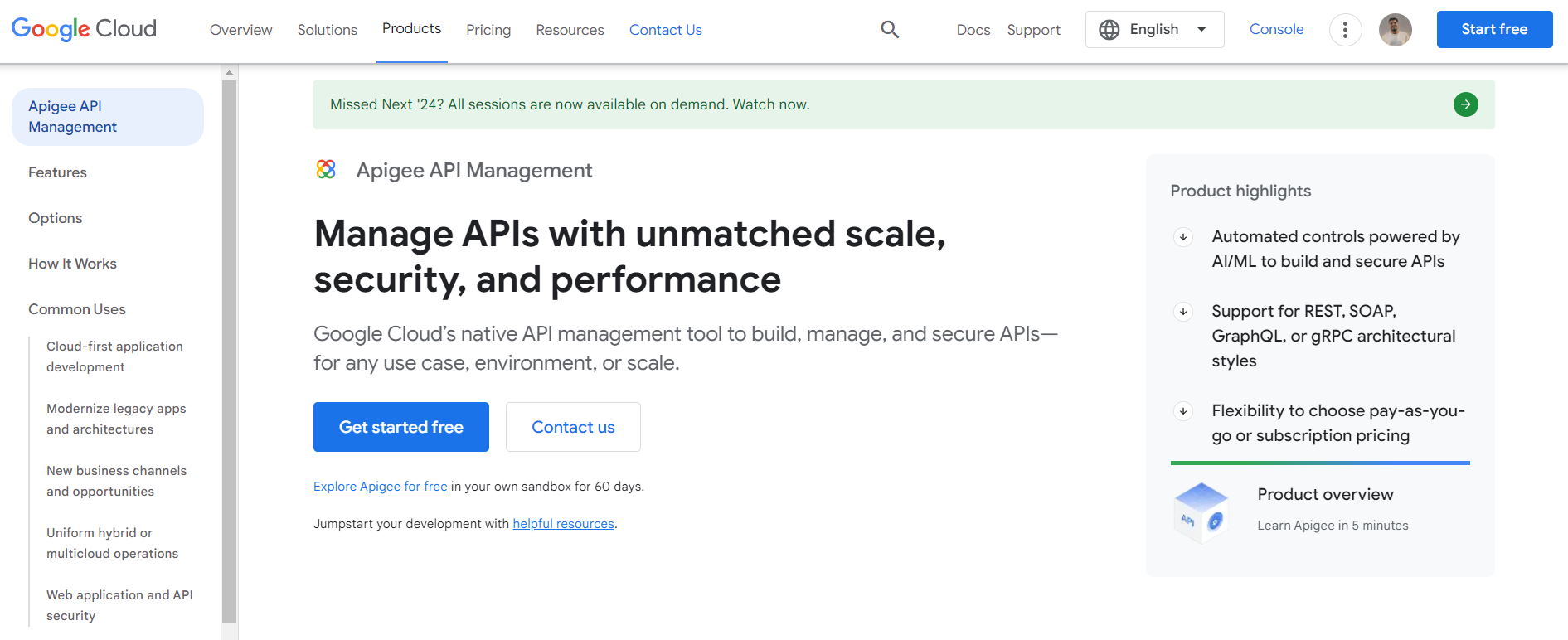 Apigee - API Management Tool