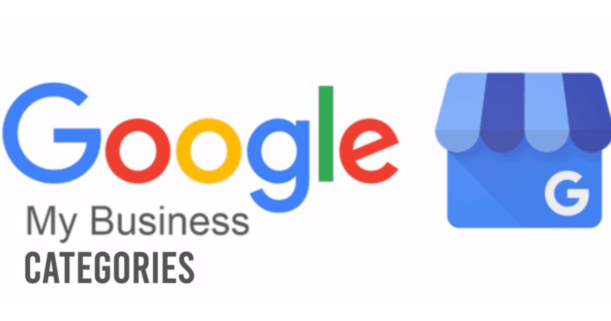 Google My Business Categories