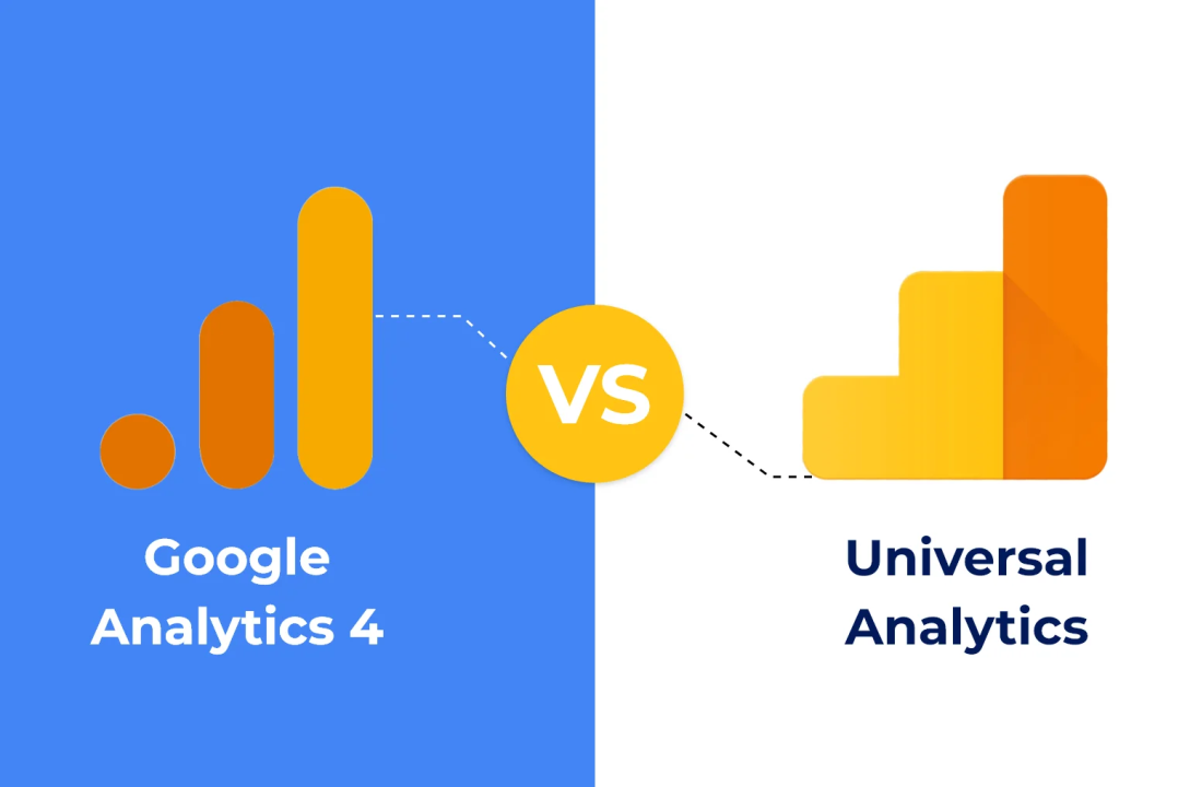 Universal Analytics Logo Vs. GA4 Logo