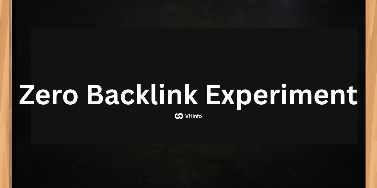 Zero Backlink Experiment