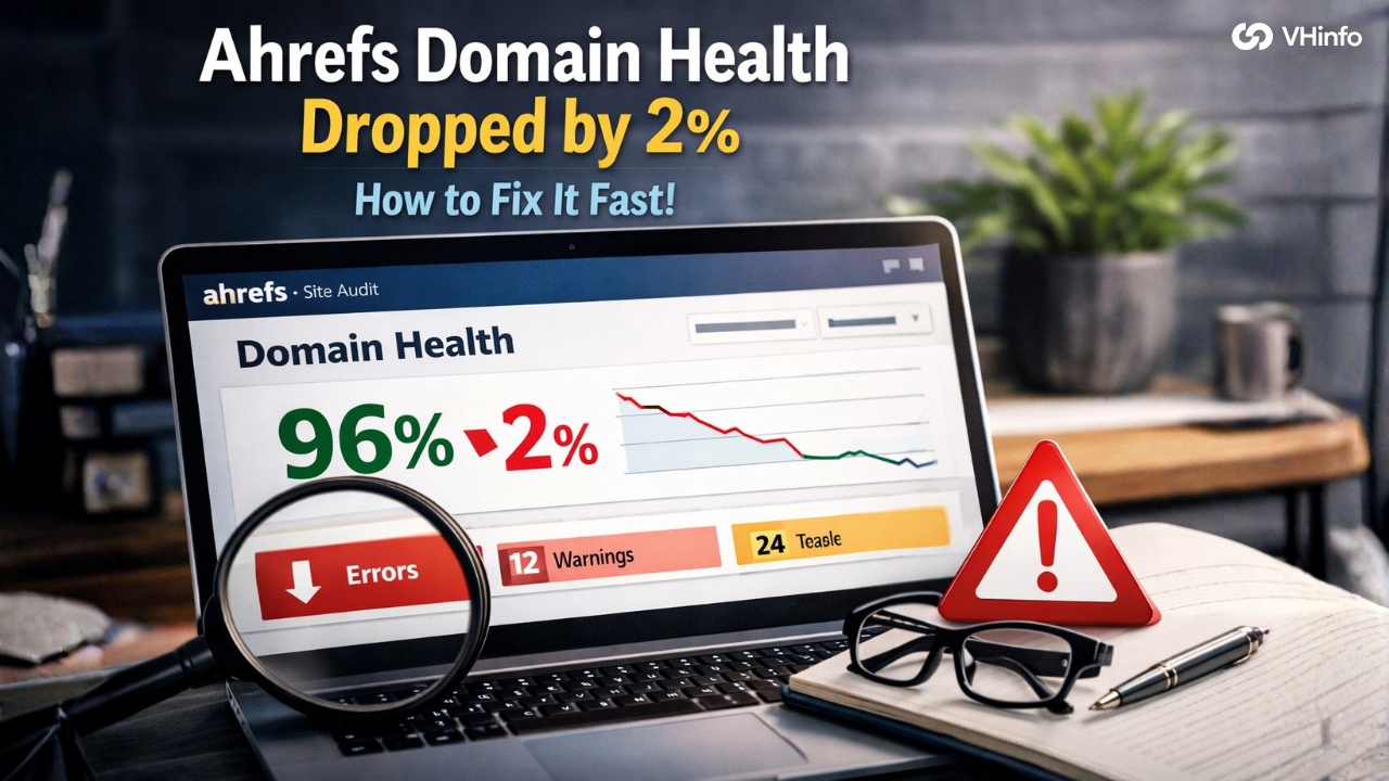 Ahrefs Domain Health Dropped by 2%