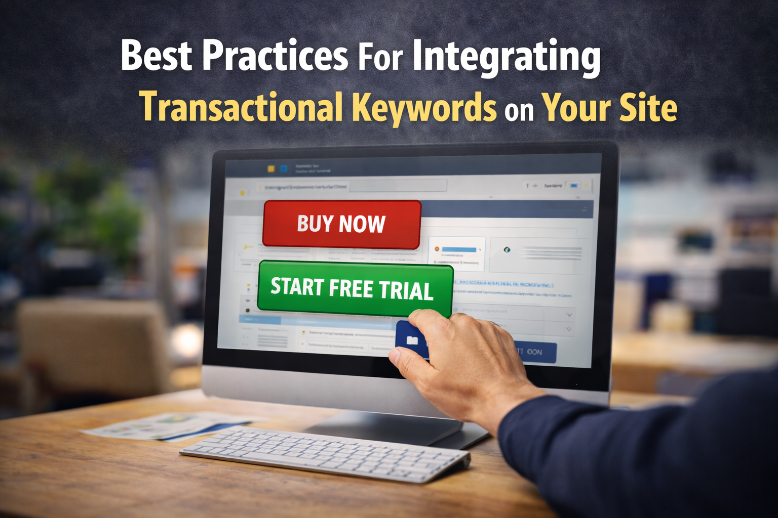 Best Practices For Integrating Transactional Keywords on Your Site