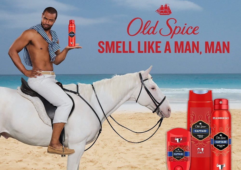Old Spice’s “The Man Your Man Could Smell Like”