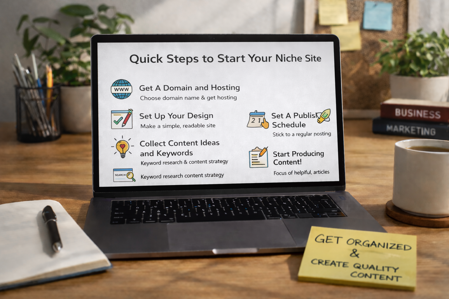 Quick Steps to Start Your Niche Site