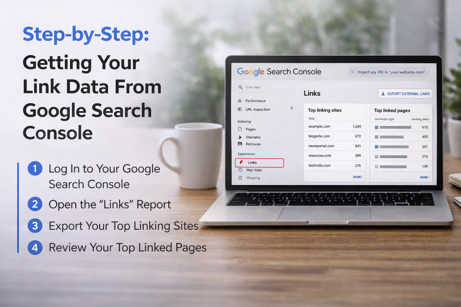 Step-by-Step: Getting Your Link Data From Google Search Console