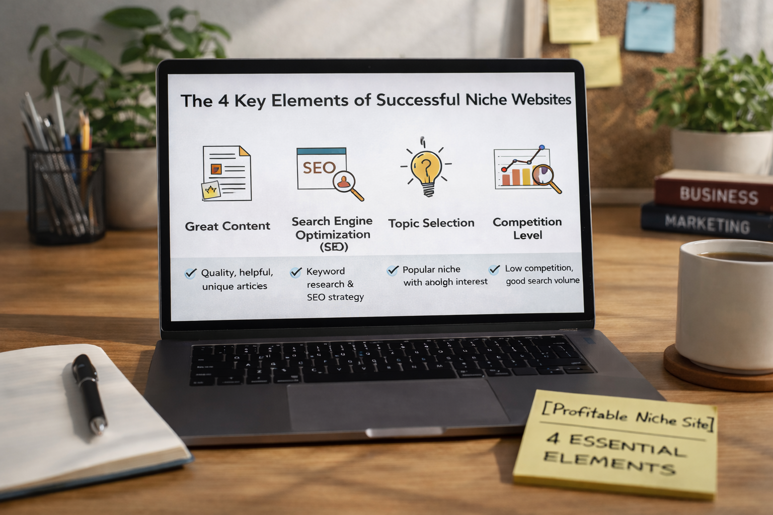 The 4 Key Elements of Successful Niche Websites