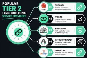 Popular Tier 2 Link Building Service Providers