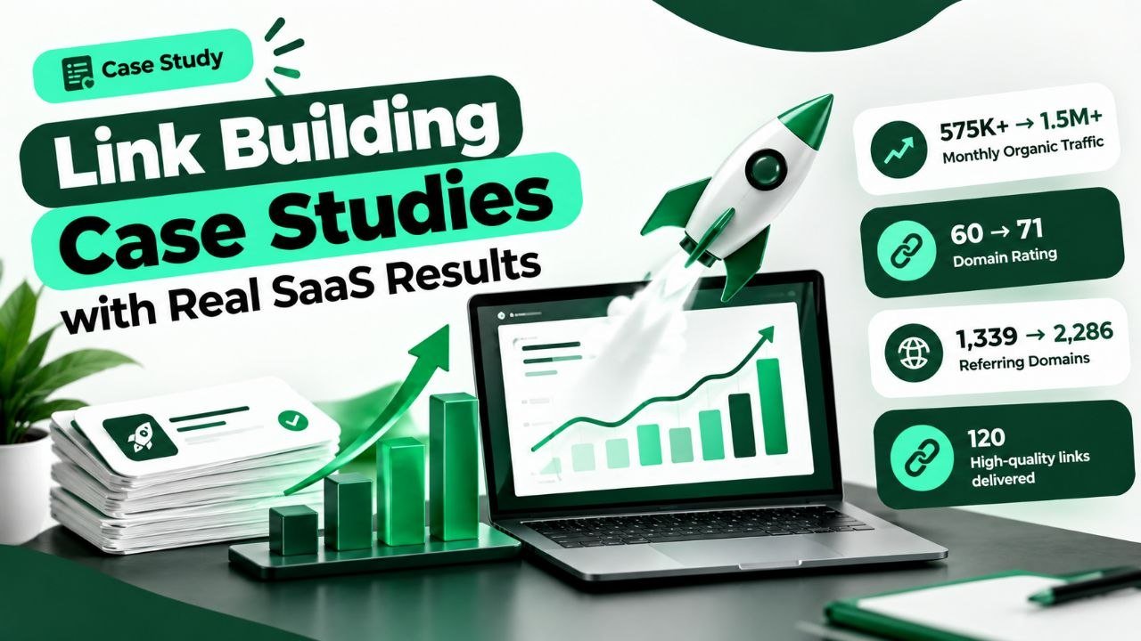 Link Building SEO Company Case Studies with Real SaaS Results