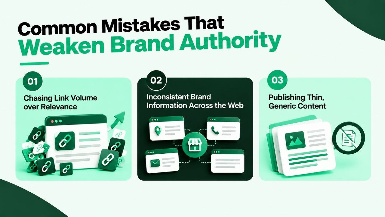 Common Mistakes That Weaken Brand Authority
