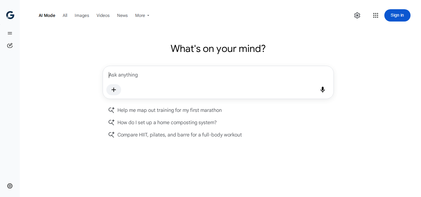 Google AI Mode