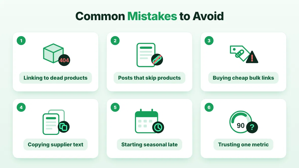 Common Mistakes to Avoid