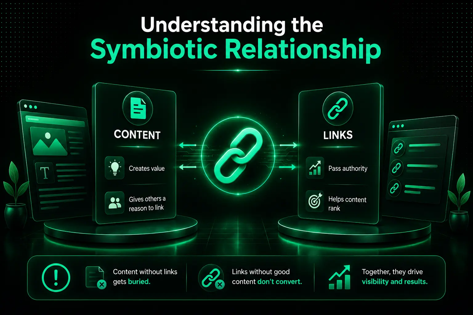 Understanding the Symbiotic Relationship: Content vs Links