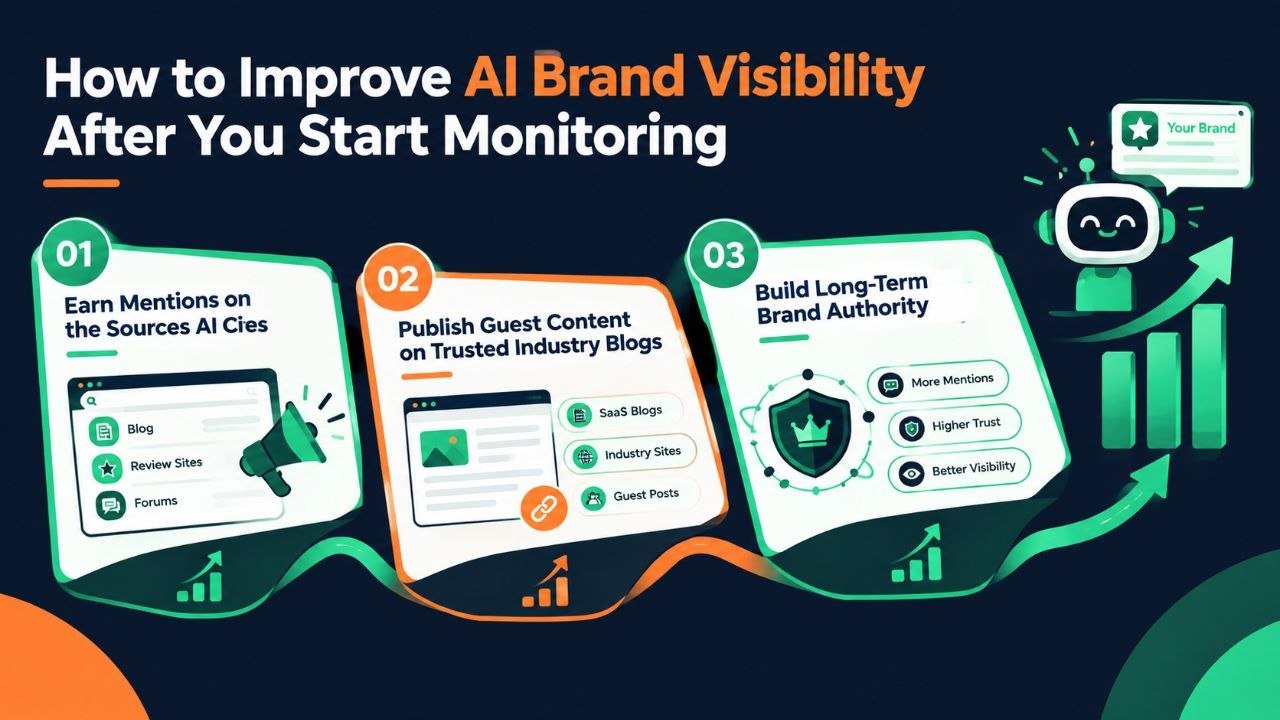How to Improve AI Brand Visibility After You Start Monitoring